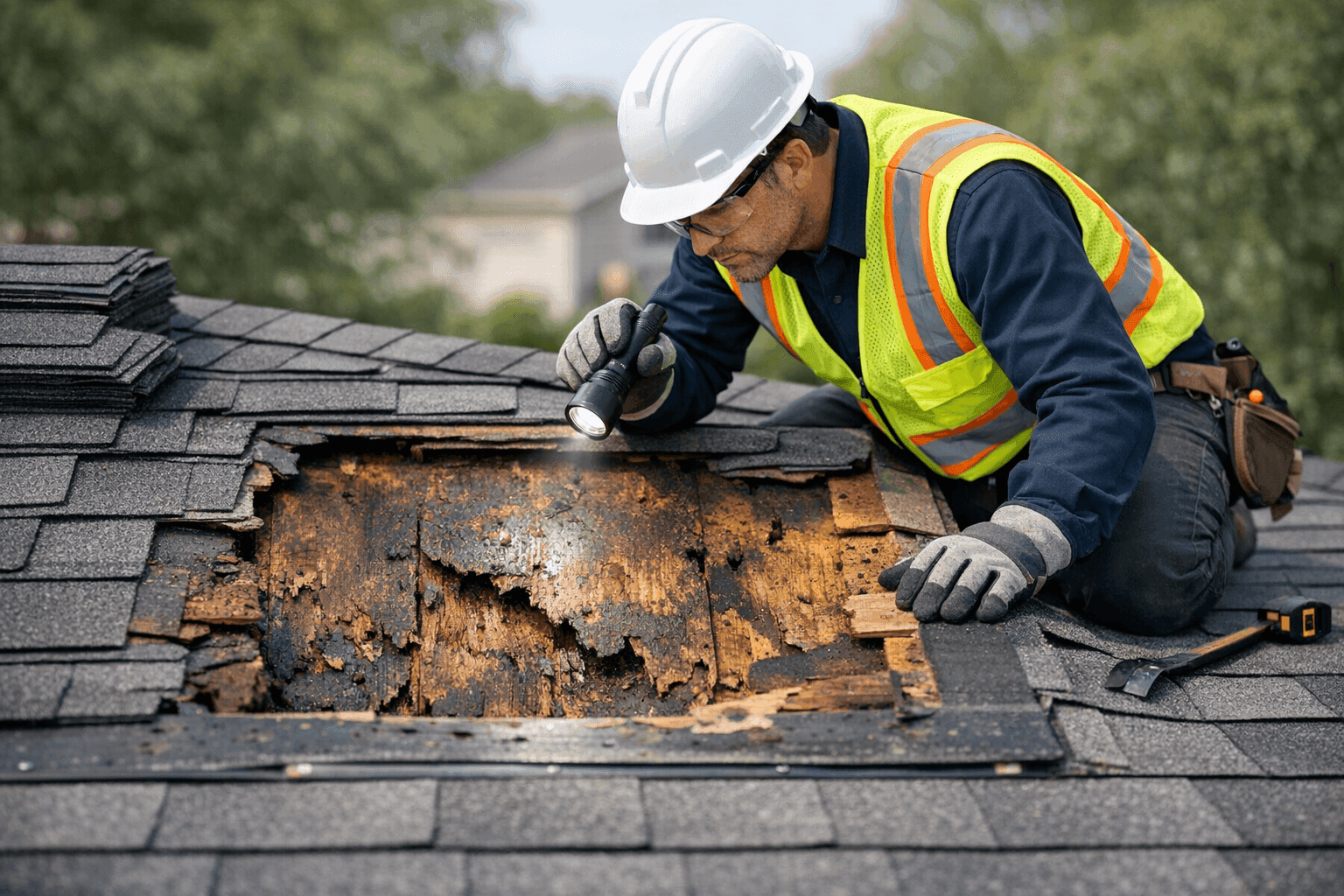 Roof Decking Damage: Causes, Warning Signs, and Solutions