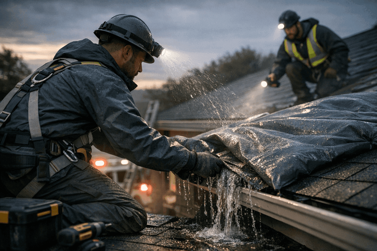 Emergency Services service by KRB Contractors Roofing