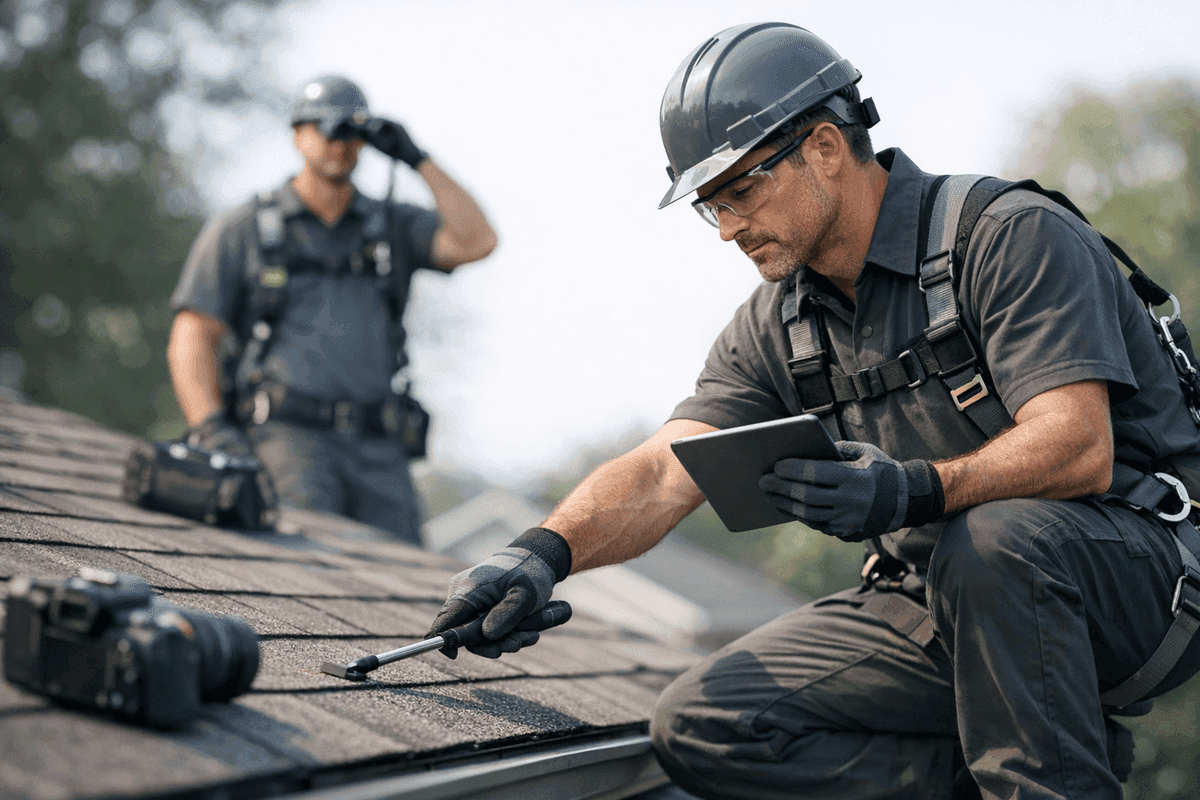 Inspections service by KRB Contractors Roofing