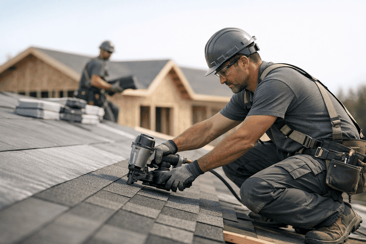 New Construction service by KRB Contractors Roofing