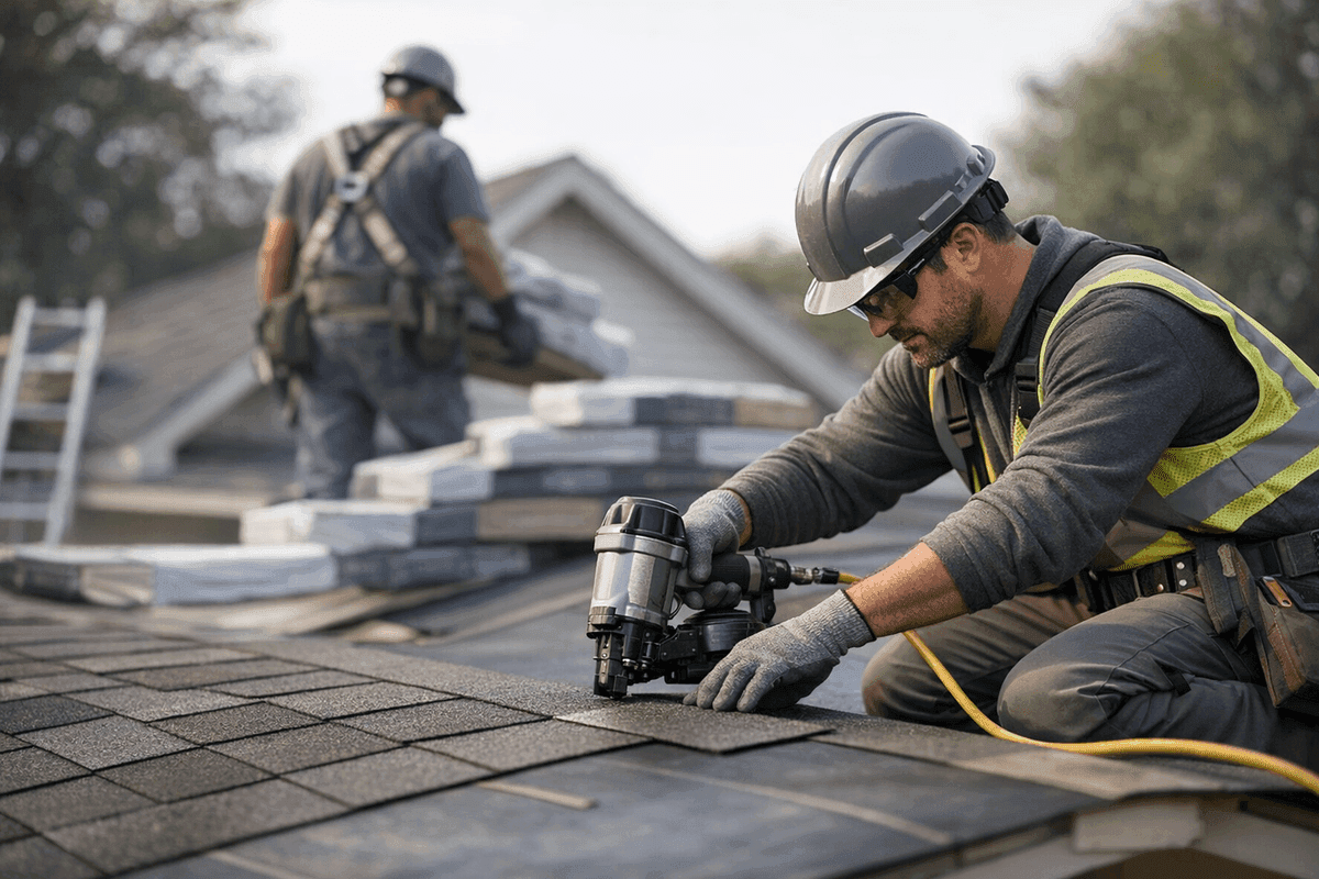 New Roof Installation service by KRB Contractors Roofing