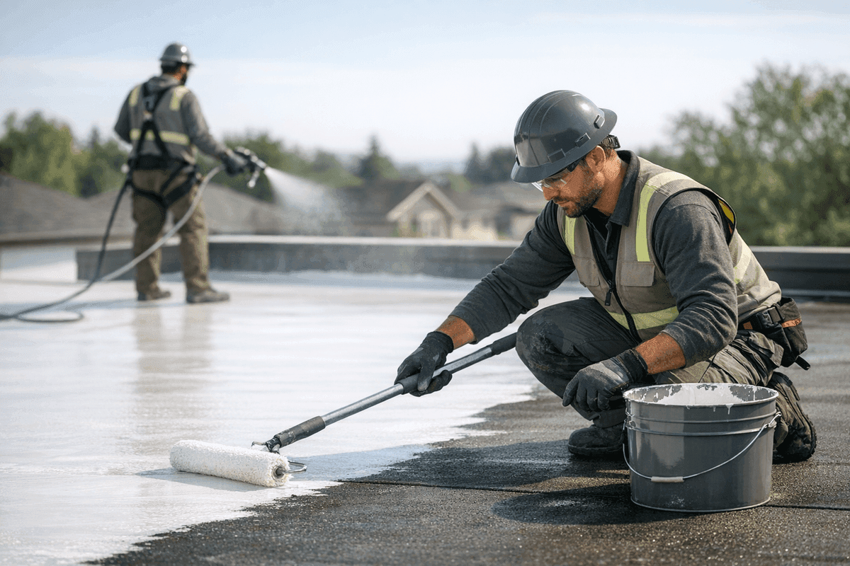 Sealants and Coatings service by KRB Contractors Roofing