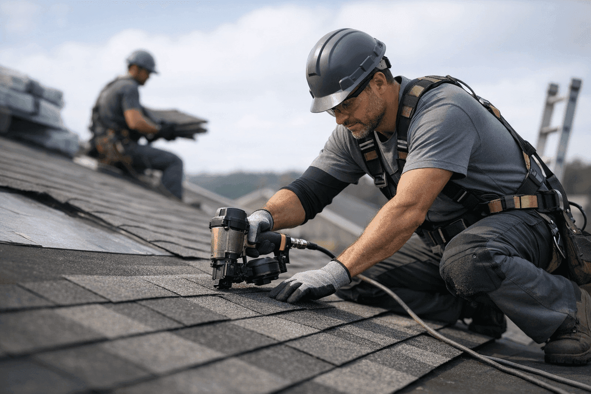 Shingle Roofing service by KRB Contractors Roofing