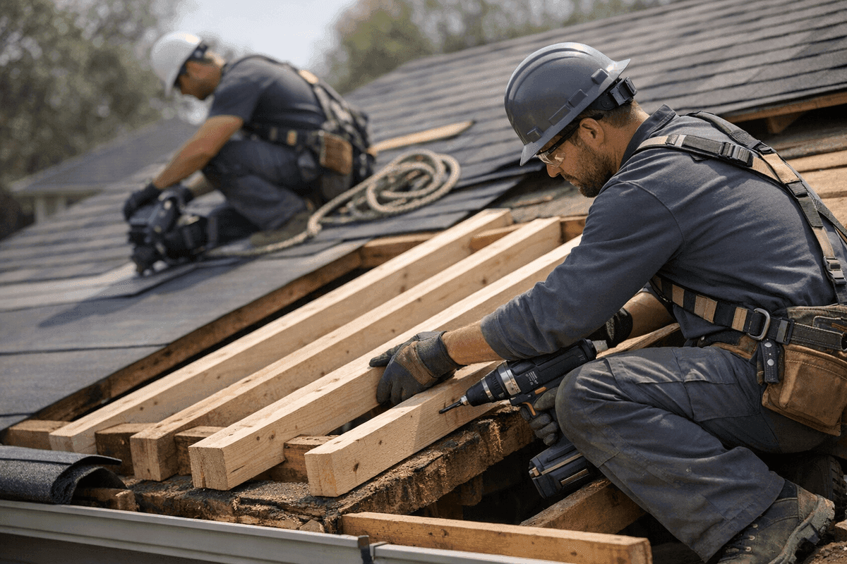 Structural Repair service by KRB Contractors Roofing